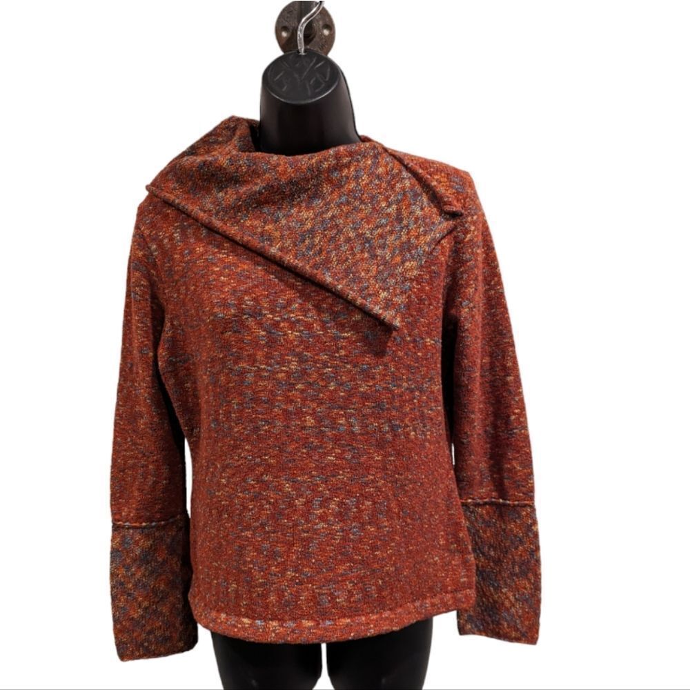 Women's Rust Long Sleeve Top - Picture 3 of 6